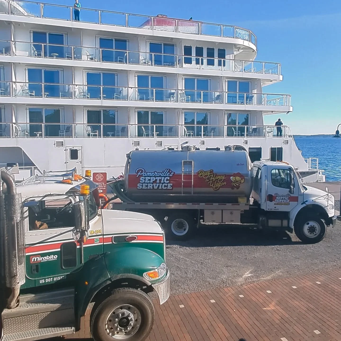 We worked with Pomerville's Septic Service and Mirabito Energy Products to make sure the American Patriot from @cruiseamerican was ready for sailing! It was a pleasure having her in port and we look forward to her next visit.

When your vessel needs 