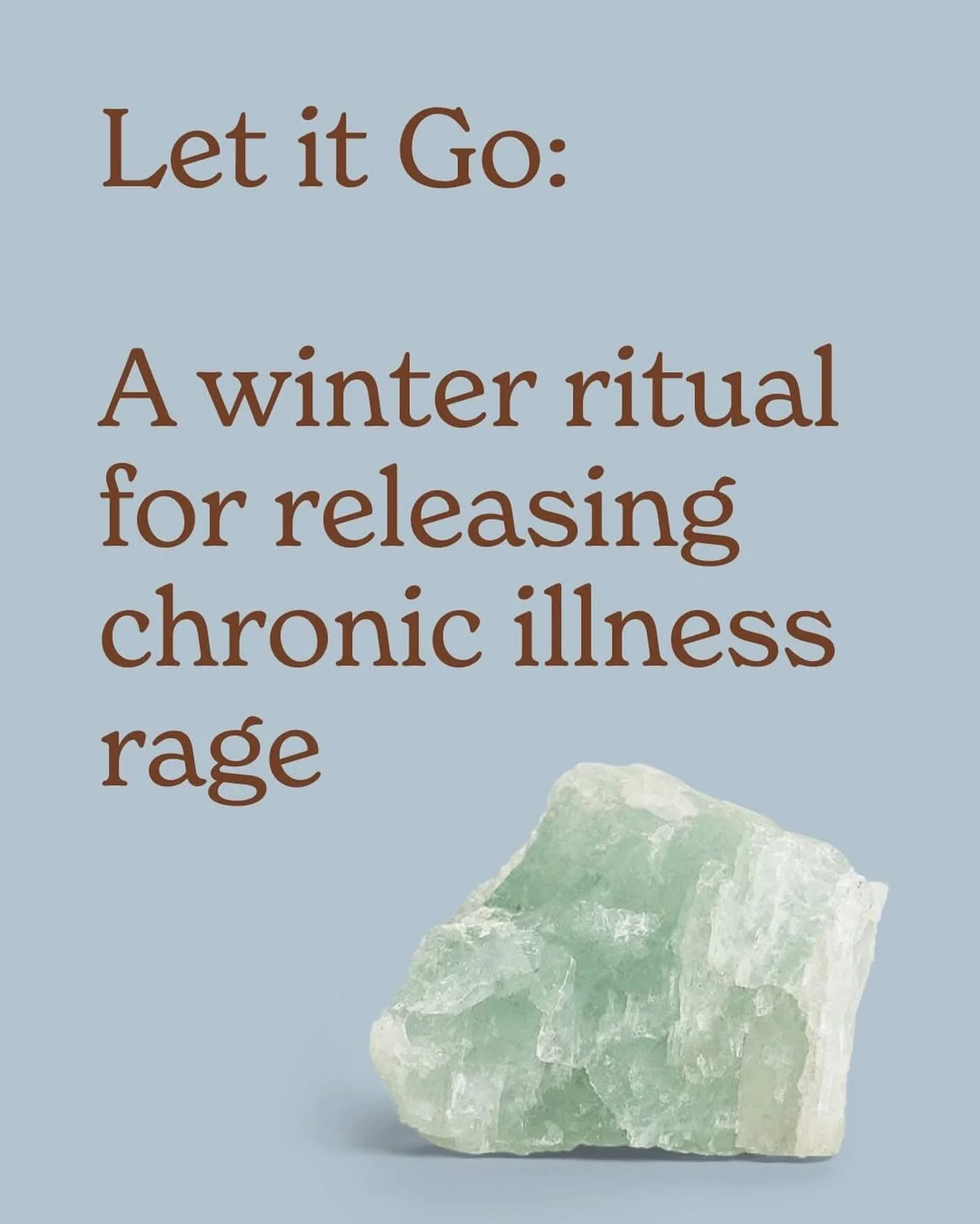 Short days, long nights, gray skies&mdash;winter can be a challenging season. But something about a bleak landscape seems to encourage introspection and acknowledgement of the baggage we&rsquo;ve carried too long. This feels like the right time to re