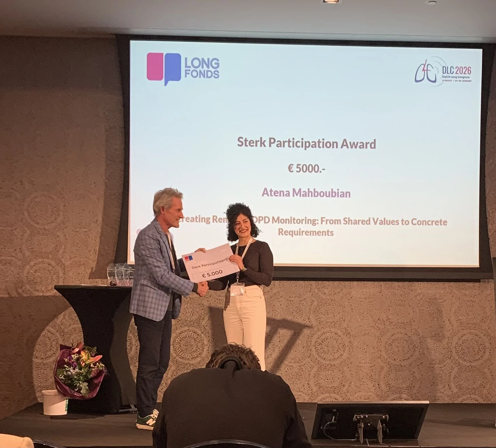 Atena Mahboubian receives Strong Participation award!