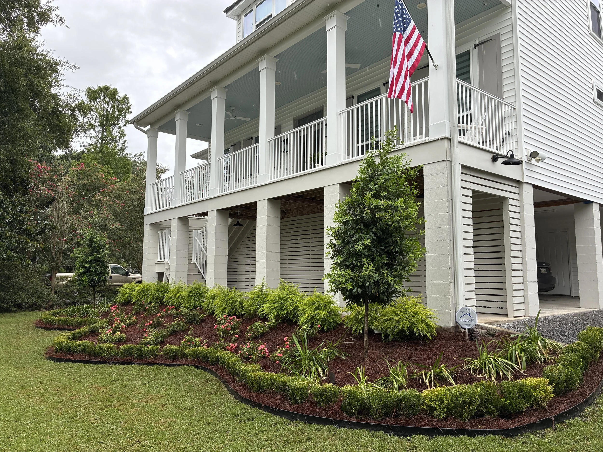 full view of big garden bed