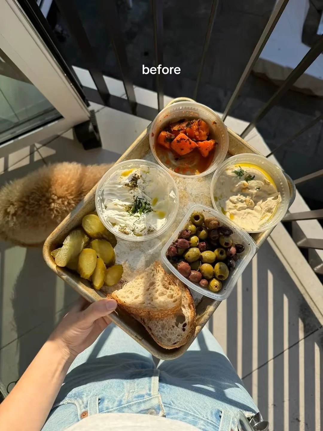 First snacky on the balcony in 2026 was absolute perfection