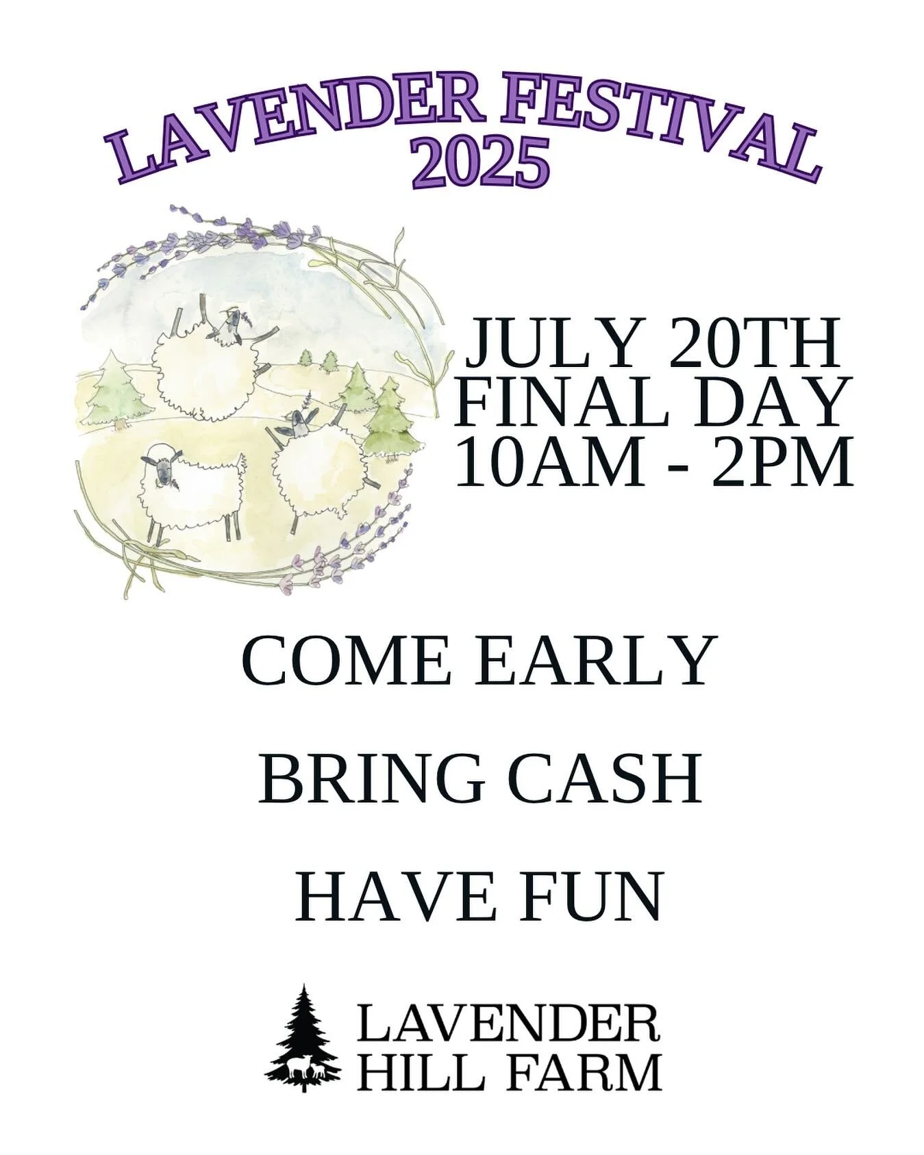 We had a great day today! For those worried about possible thunderstorms tomorrow afternoon, come early! There is plenty of time. Please bring cash for purchases. Credit cards transactions were slow today, and several great vendors don&rsquo;t take c