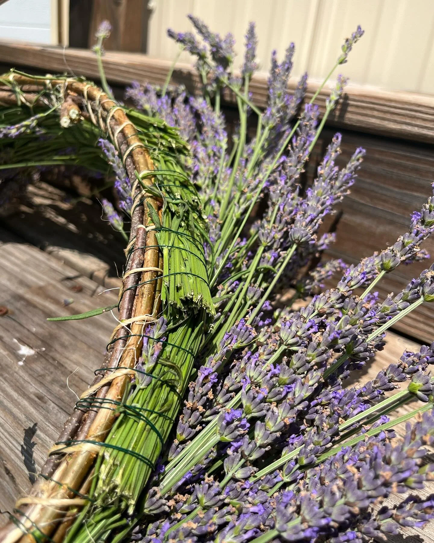 Lavender Wreaths 🟣🪻💜

I am grateful for the time and space I had this afternoon to create my first lavender wreath. Sometimes it feels like a curse to be a farmer, with the long hours and unpredictability of nature, but today was a nice reminder o