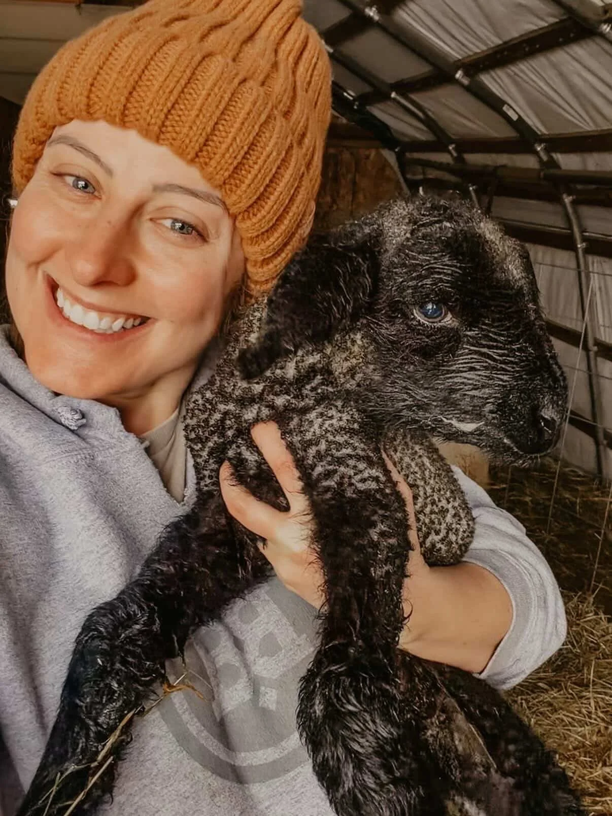 This post is to honor our incredible friend and farm hand, Kaylie. We literally wouldn&rsquo;t be who we are without her! She pulls up her bootstraps and is willing to do ANY task on the farm. Here she is, at it again, this time assisting with lambin