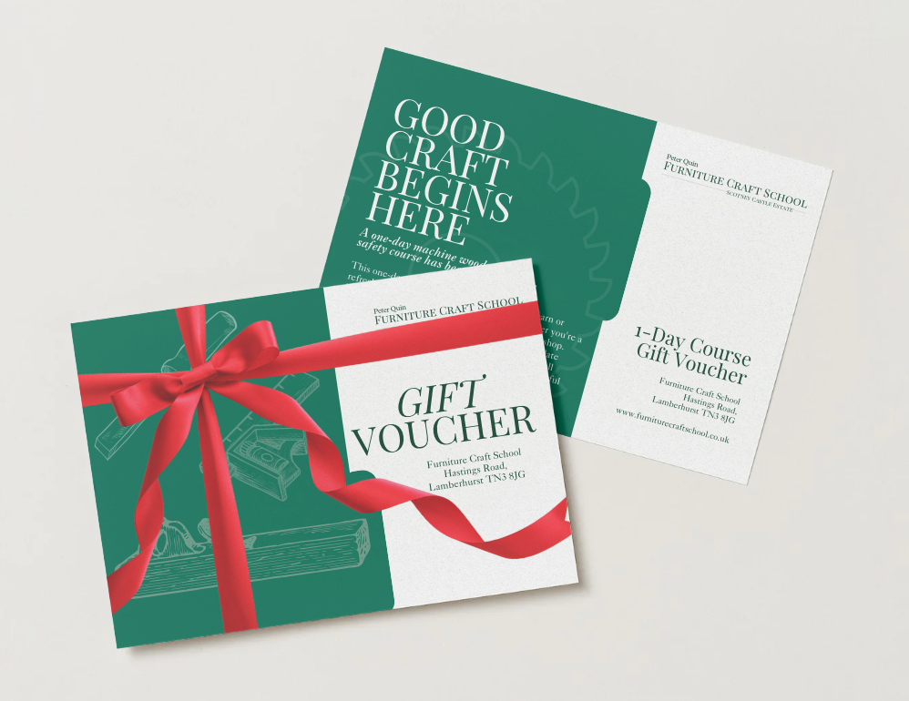 Gift Voucher for a Short Woodworking Course