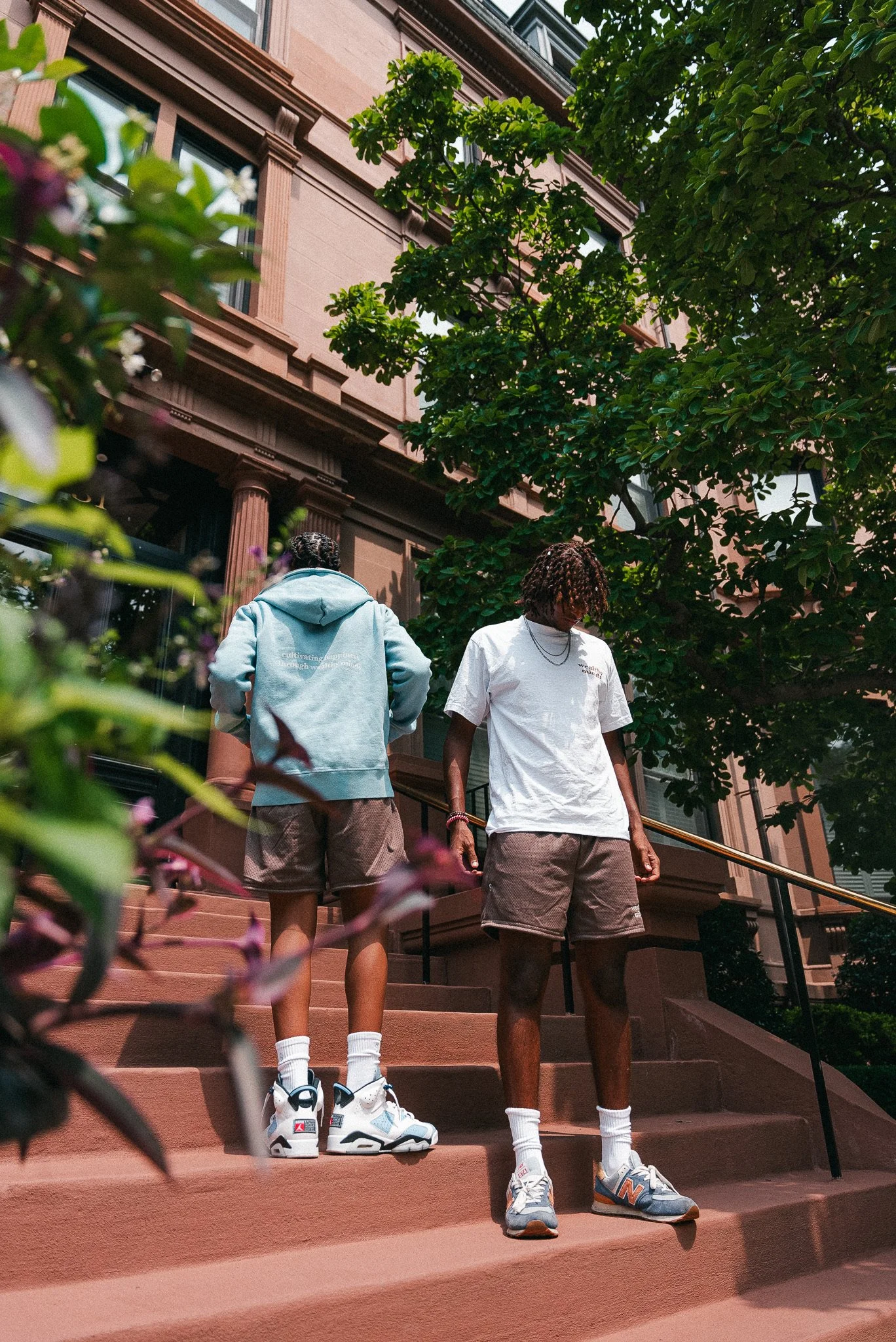 Wealthy Minds Mesh Shorts Brown