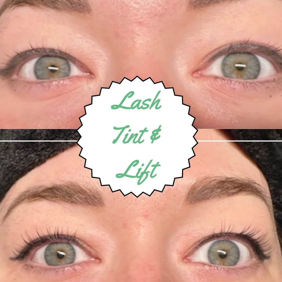 ✨ Brow + Lash Glo-Up Alert ✨
Say goodbye to unruly brows and barely-there lashes&mdash;our Brow Lamination + Tint and Lash Lift + Tint services are here to serve fluff, lift, and drama in the best way 💁&zwj;♀️💫

👁 Lash Lift + Tint = Mascara-free l