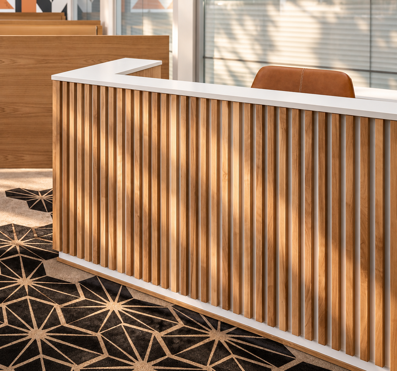 MID-CENTURY Reception Desk
