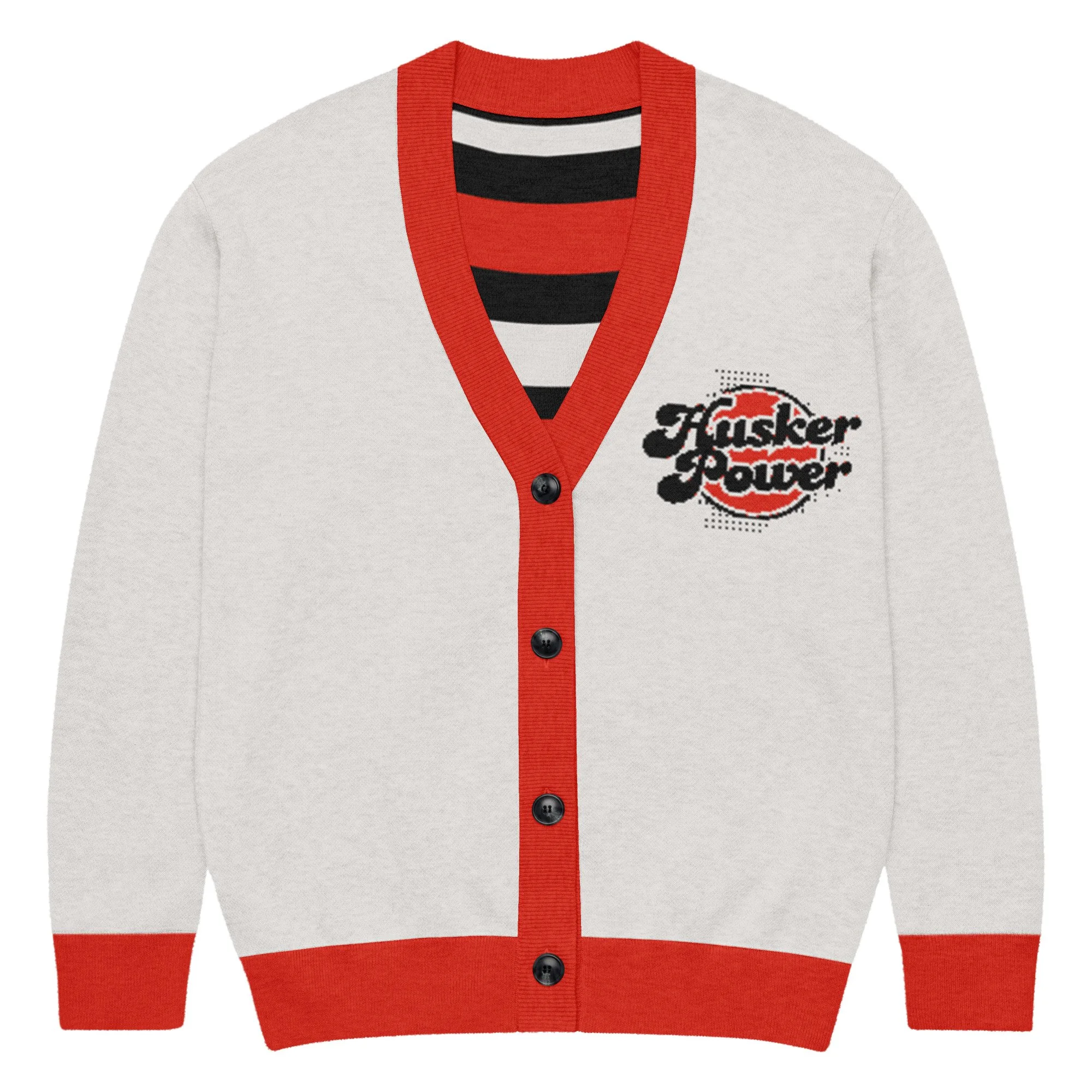 Husker Power - Knitted cardigan