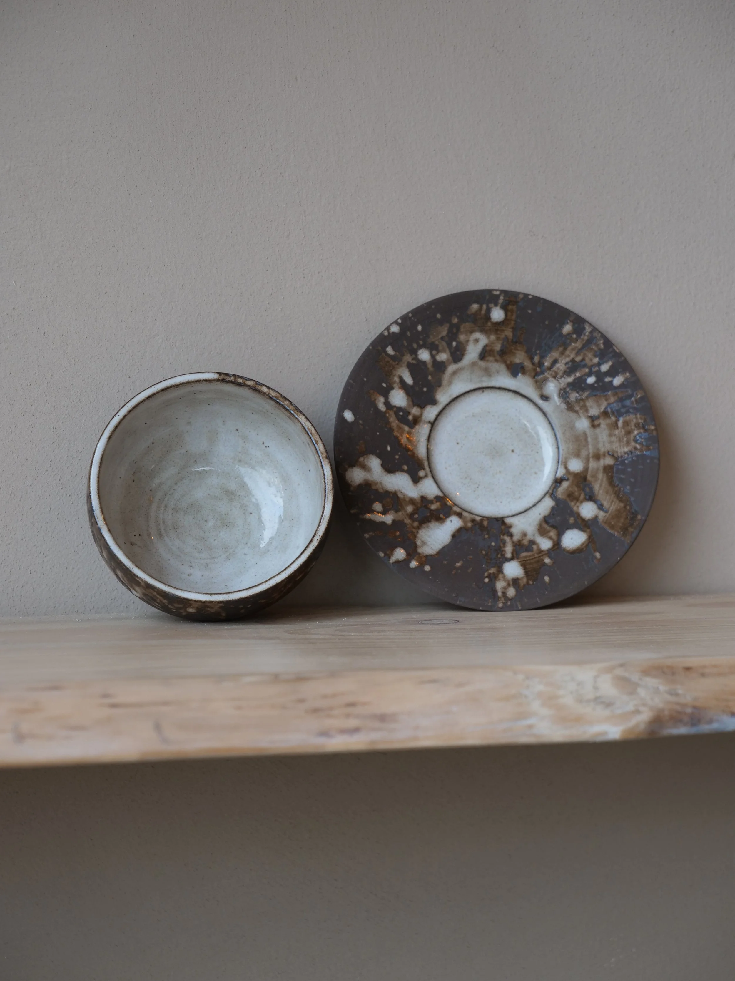 Splash Tumbler & Saucer Set 02