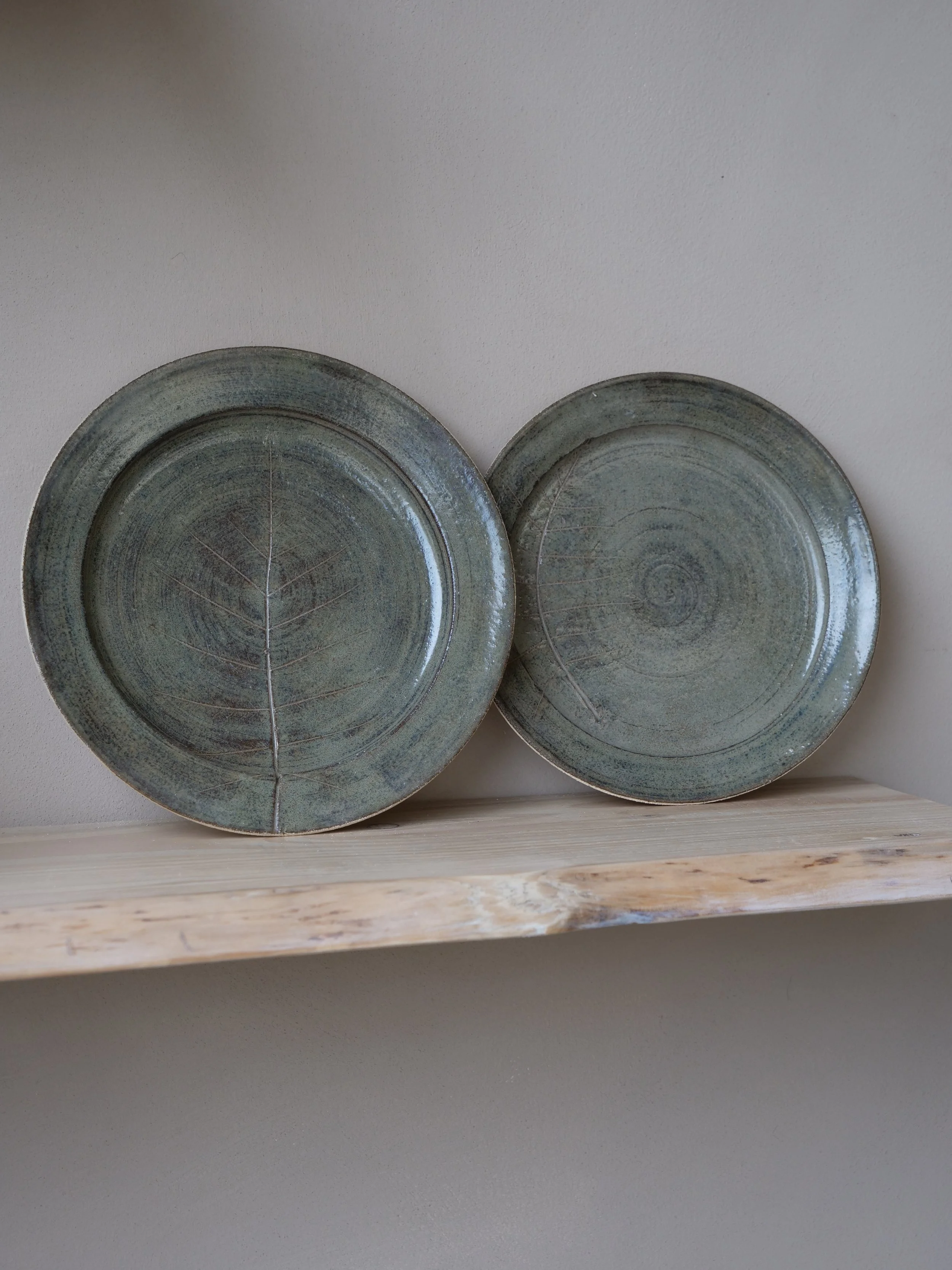 Two Piece Leaf Imprint Plates