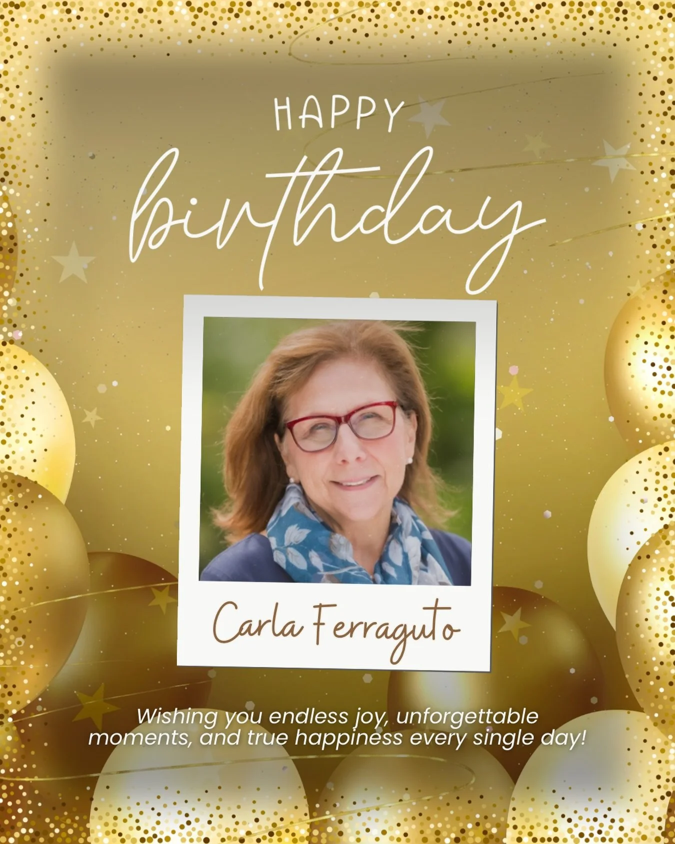 ✨ Happy Birthday, Carla! ✨

Today we&rsquo;re celebrating YOU &mdash; the smiles, the joy, the energy, and everything that makes you so amazing! Hope your day is filled with laughter, love, and all the moments that make life sparkle. Cheers to anothe
