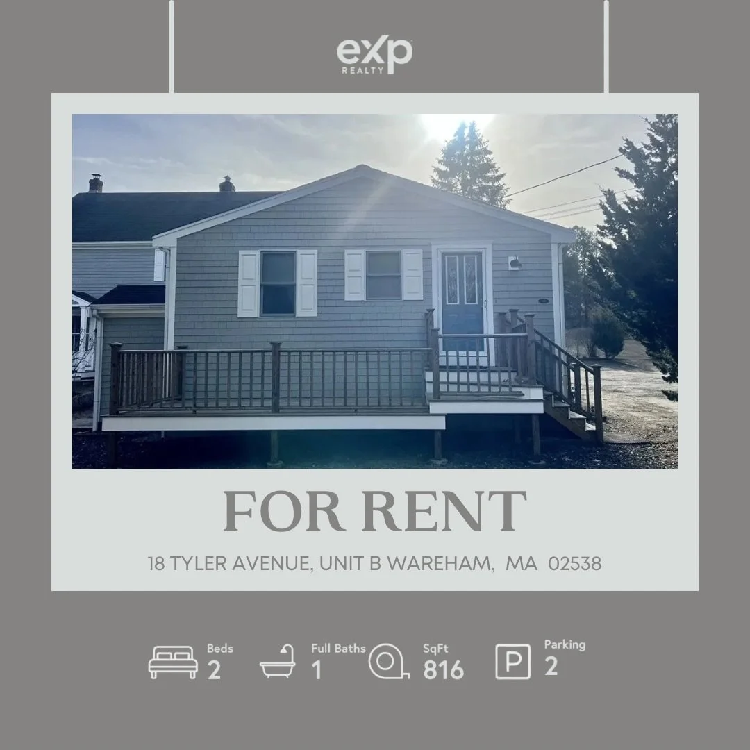 ✨ FOR RENT! ✨

18 Tyler Ave, Unit B &ndash; Wareham, MA

Looking for comfort, privacy, and convenience? This beautifully maintained 2-bedroom apartment has the feel of a single-family home &mdash; tucked into a peaceful country setting with tons of n