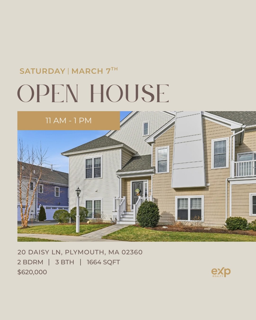 Open House This Saturday!

Join us from 11 AM &ndash; 1 PM to tour two beautiful homes in Plymouth:

📍 20 Daisy Ln
📍 14 Meadowbrook Dr

Come explore these amazing spaces and see which one feels like home. We&rsquo;d love to see you there!

#OpenHou