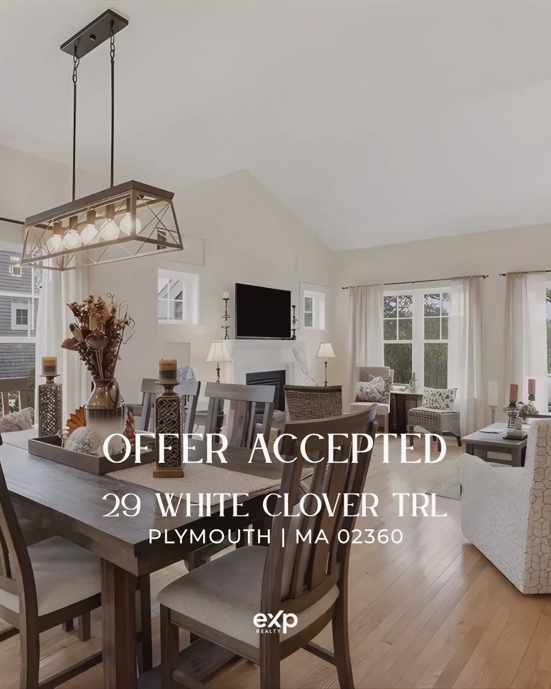 A new offer accepted and a new chapter begins.

This home had a way of making people feel at home the moment they walked in. Excited for what&rsquo;s ahead for the next owners in this beautiful space ✨

#UnderContract
#PlymouthMA
#Redbrook
#Massachus