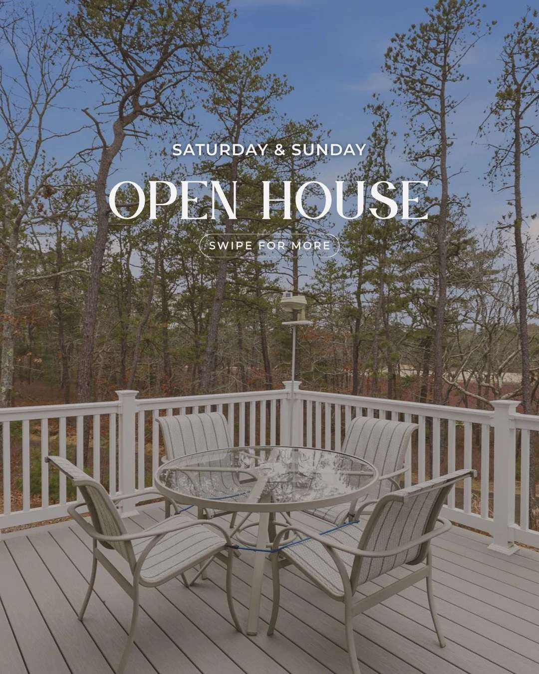 This weekend join us in Plymouth and tour some beautiful homes:

Saturday | 11 AM &ndash; 1 PM
📍 3 Mountain Laurel Way
📍 33 Farm Rd
📍 20 Daisy Ln

Sunday | 11 AM &ndash; 1 PM
📍 3 Mountain Laurel Way
📍 33 Farm Rd

A great chance to step inside, e