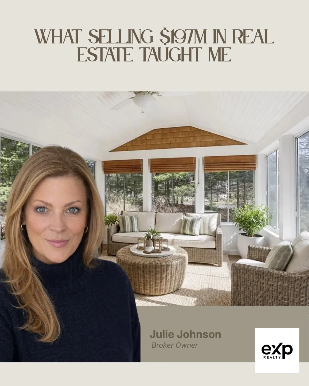 Selling $197M in real estate has taught me that growth isn&rsquo;t just about working harder.

At some point, systems matter more than hustle.
The right environment matters more than doing everything alone.

The agents growing the most right now are 