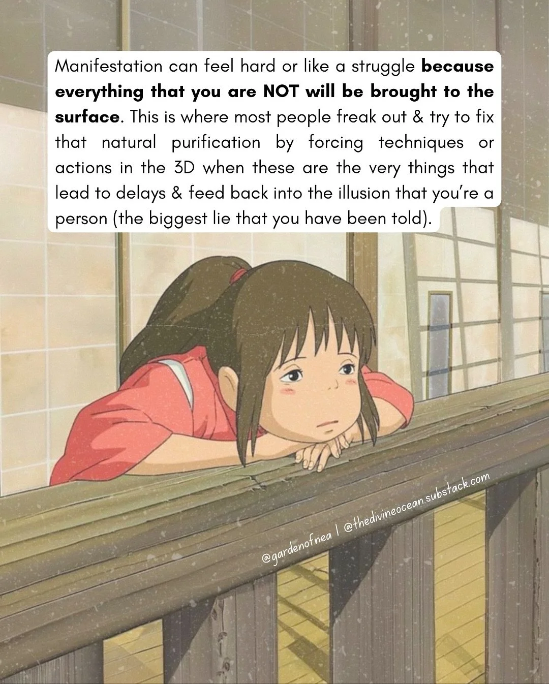 One of the most important aspect of this whole &lsquo;remembering your true nature as Source&rsquo; &lsquo;thing&rsquo; is to be aware of the fact that everything that isn&rsquo;t love &mdash; unlike the perfection of God will come to the surface to 