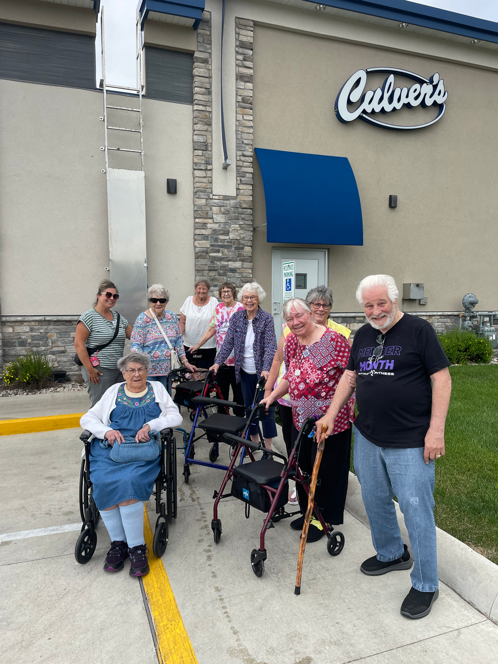 Bus outing to Culver's.