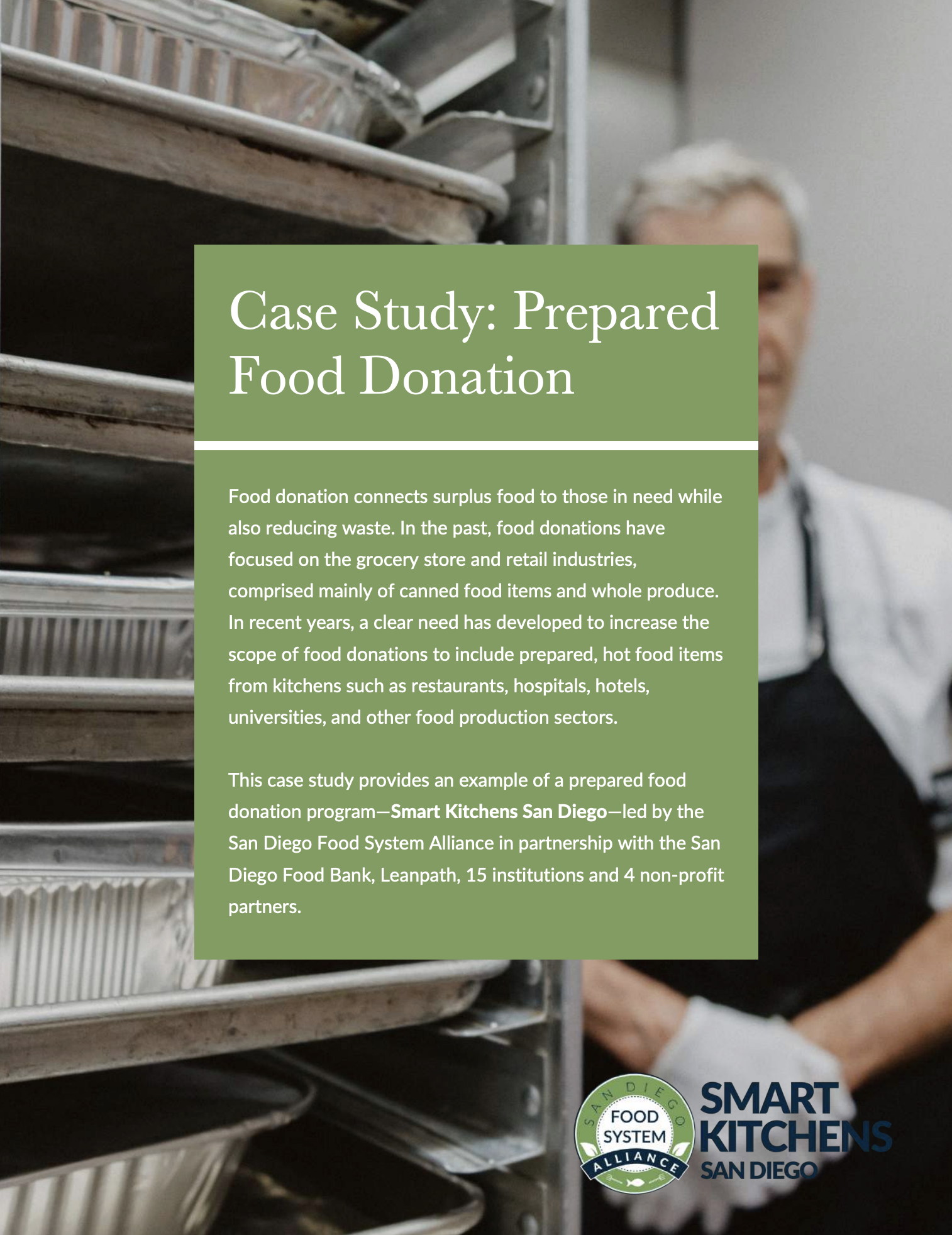 Case Study: Prepared Food Donation
