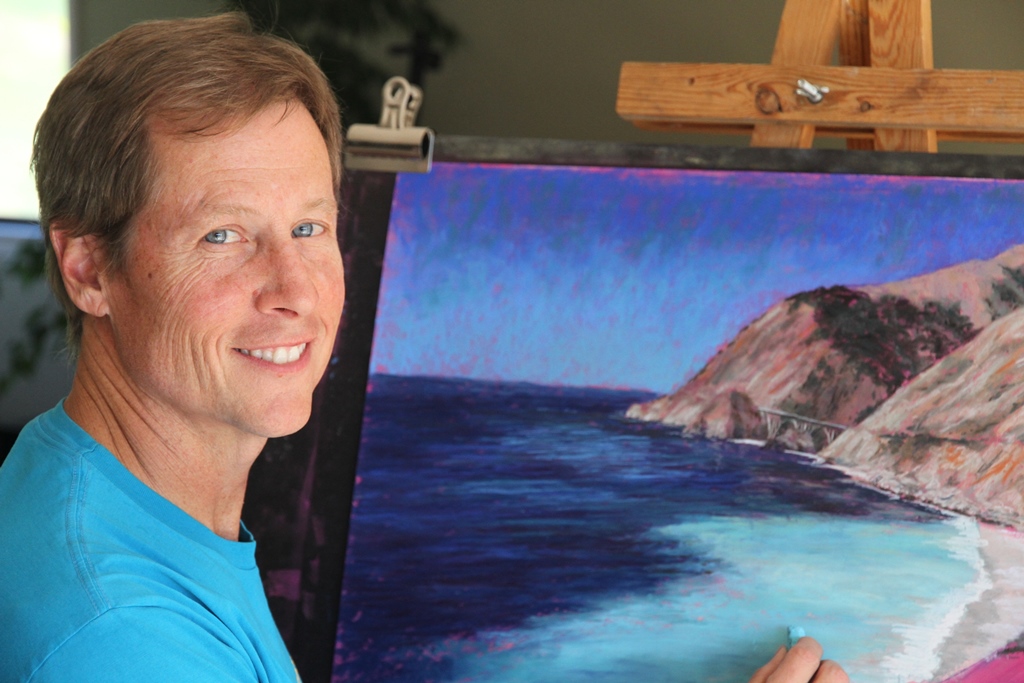 Painting Big Sur with Pastels - June 8
