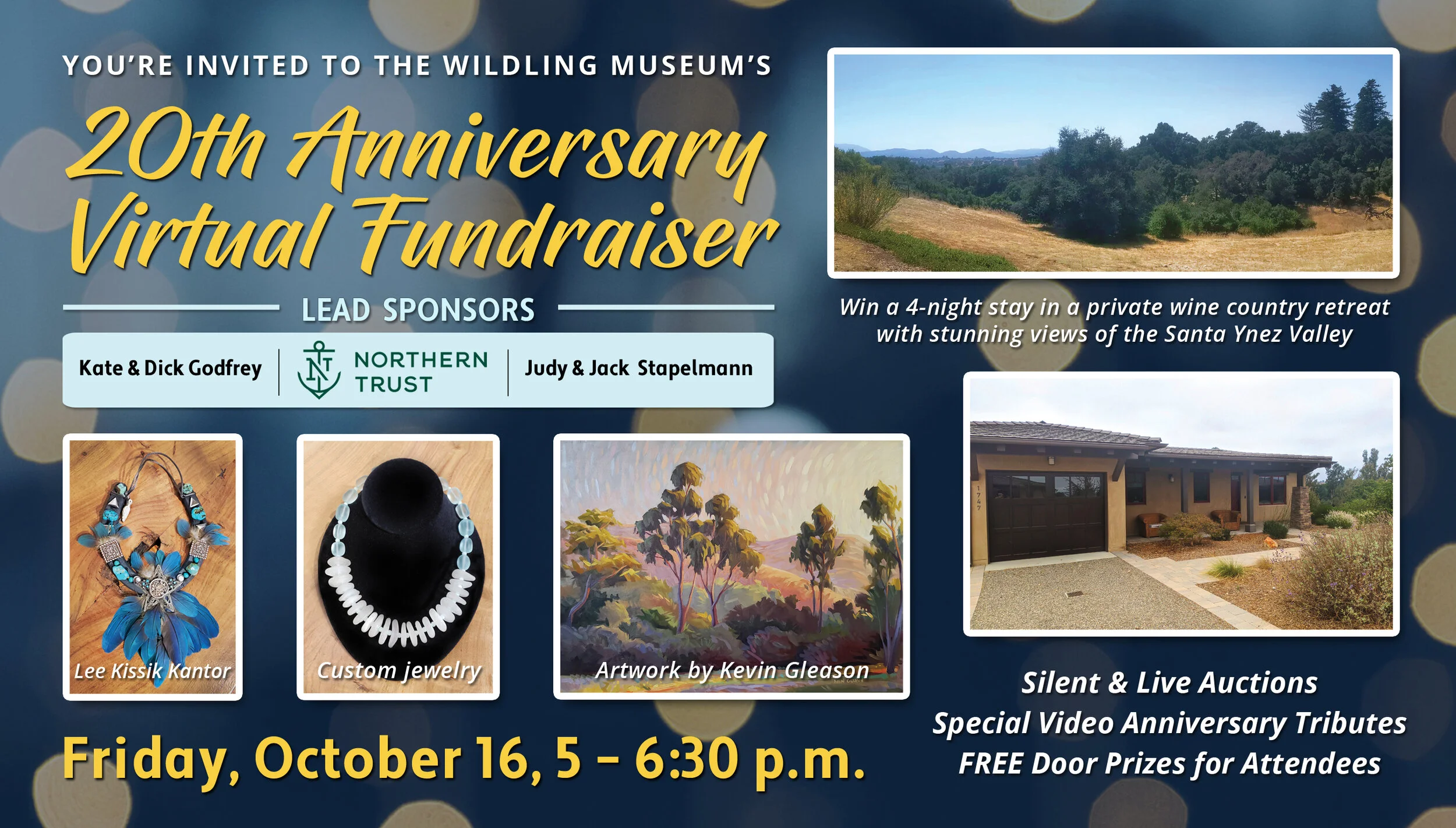 20th Anniversary Virtual Fundraiser - Join Us in Celebrating 20 Years of Art and Nature!