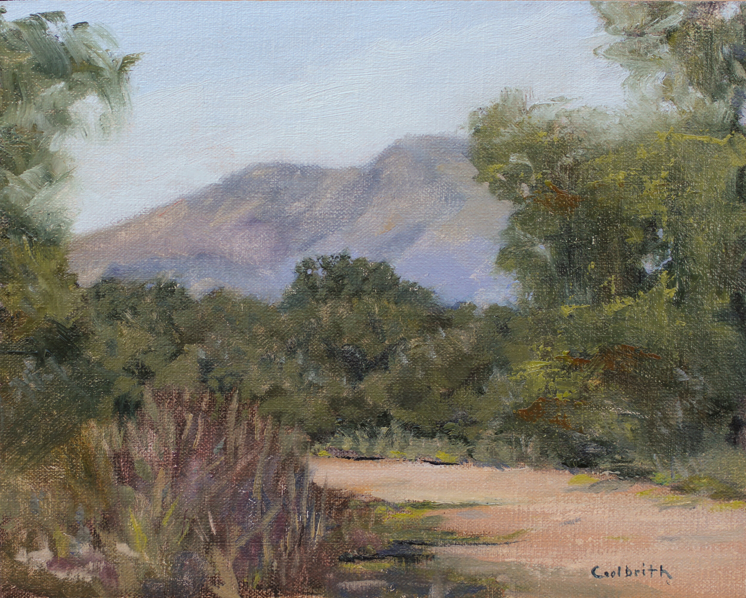 Daniel Jones, "Watershed Loop Trail," Oil on canvas
