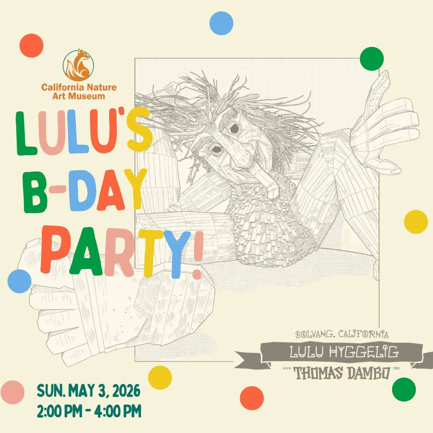 May 3rd | Lulu Hyggelig's Birthday Party