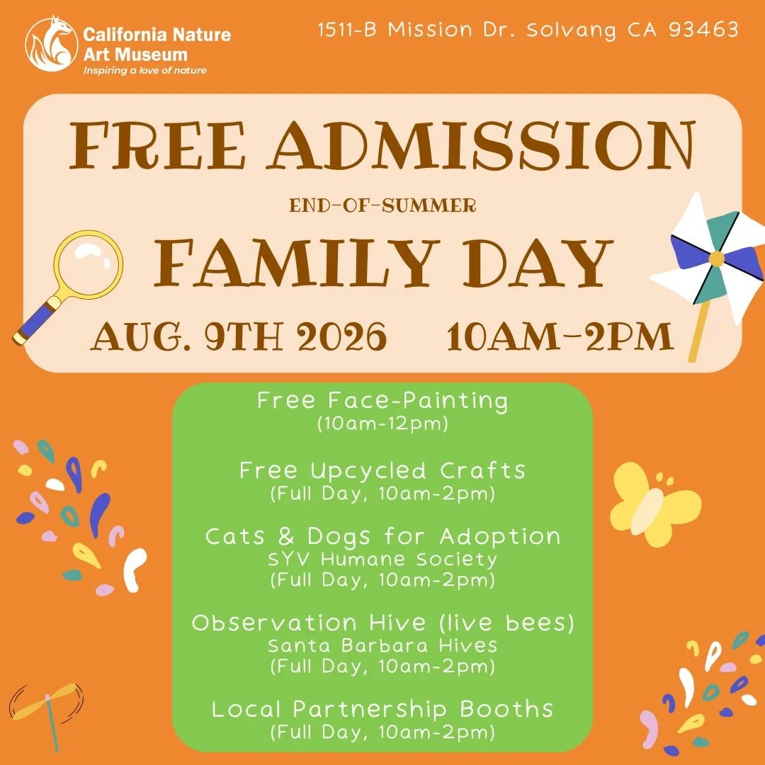 August 9th | Free Admission: End-of-Summer Family Day
