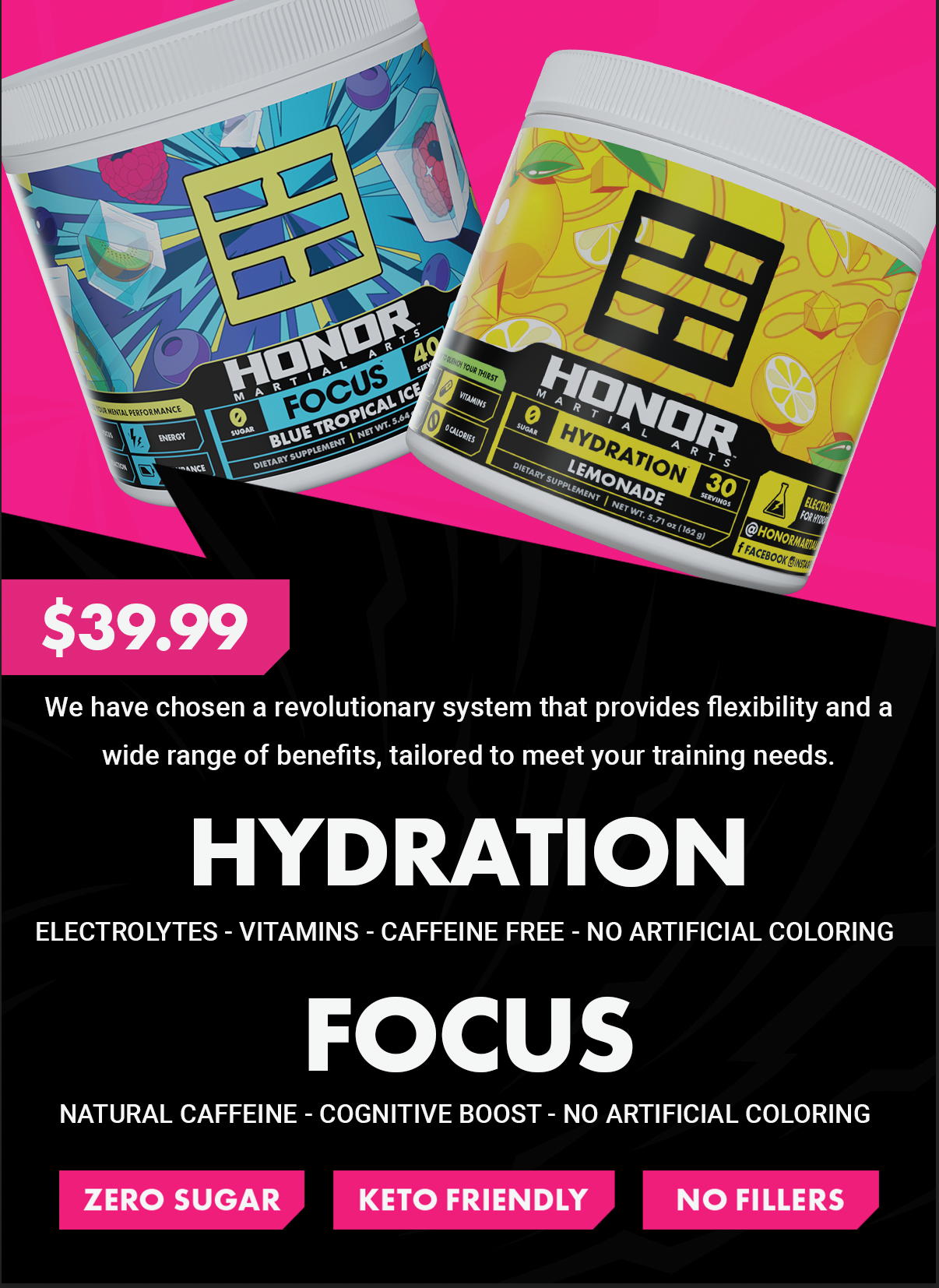 HONOR Focus & Hydration