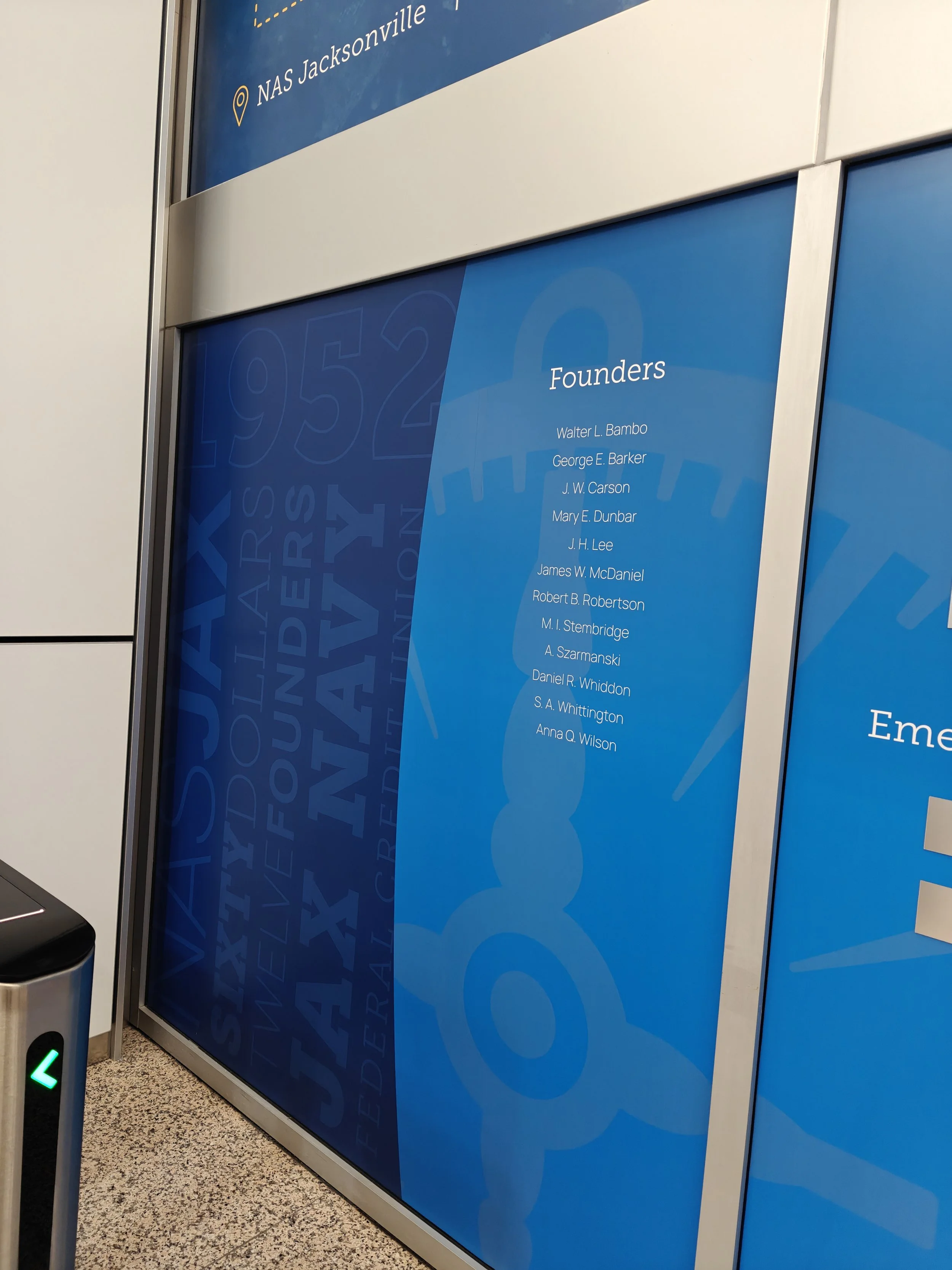Board and Founders Wall - 1st Floor Lobby