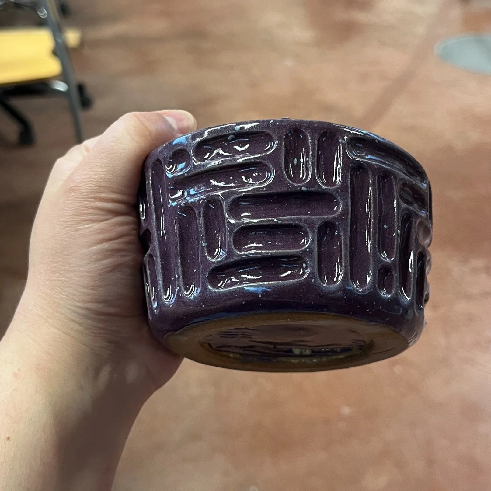 Carved Planter Set