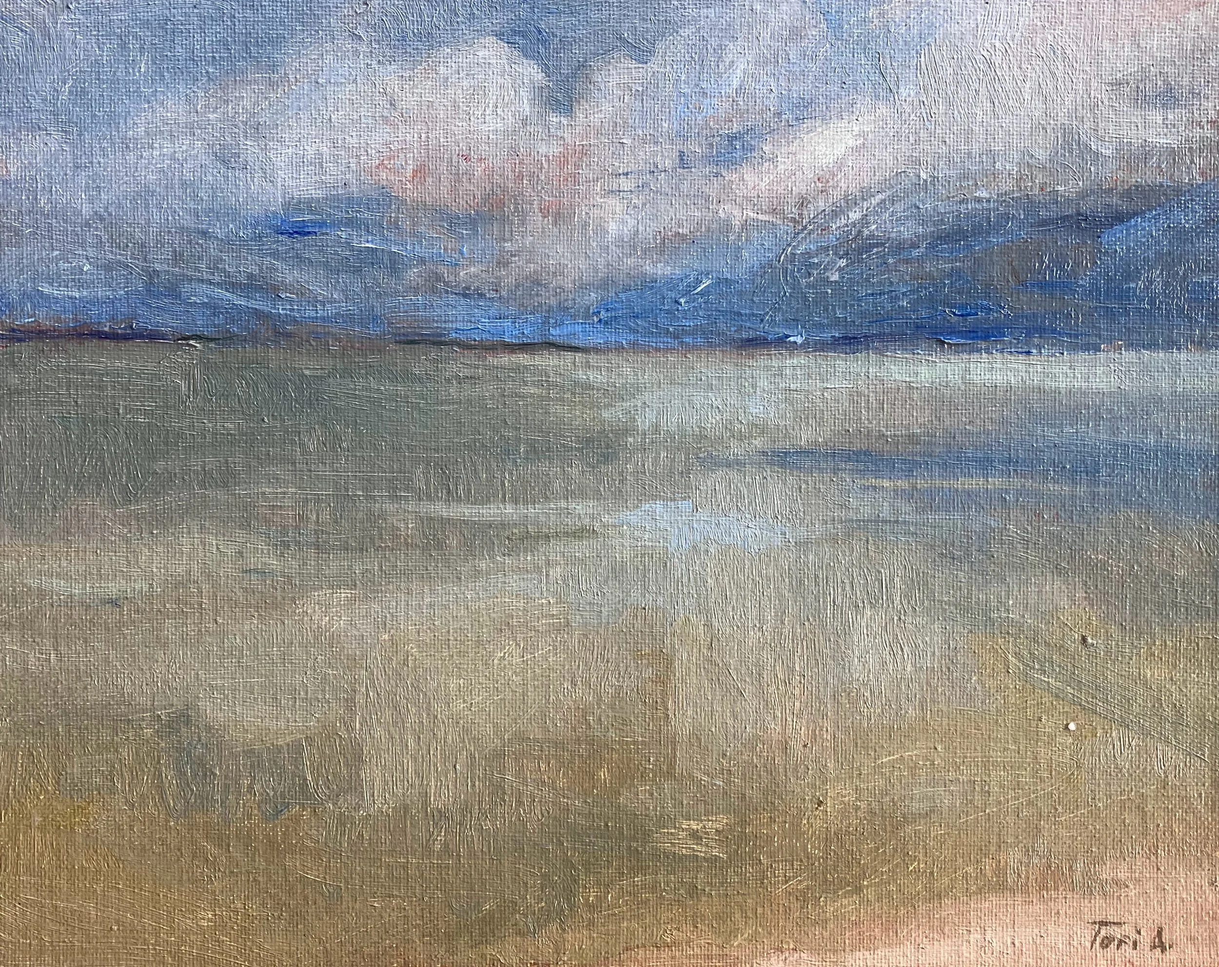 All Quiet, oil on canvas board, 8x10 in, $260