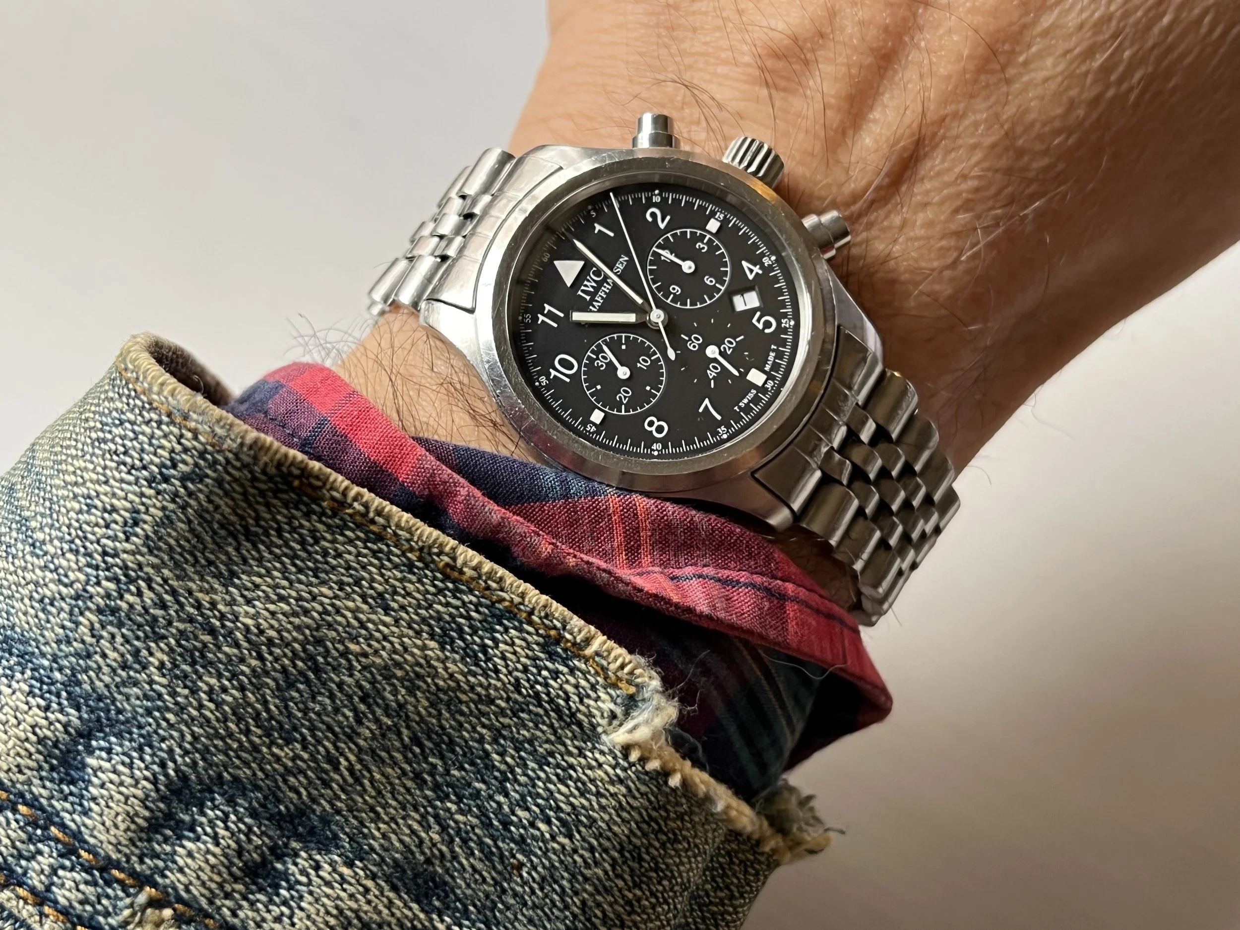 Vintage IWC Fliegerchrono 3741 on Generic Jubilee