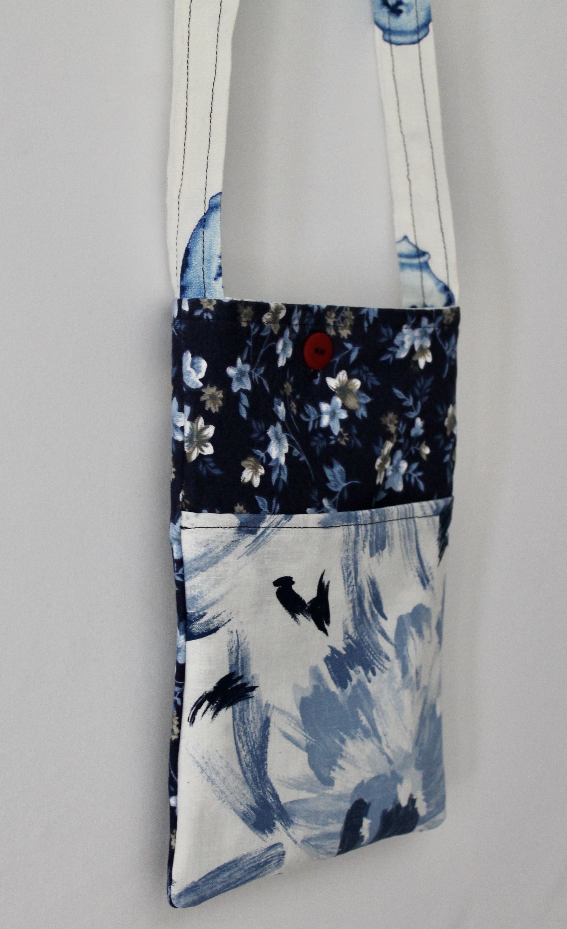 Splash of Blue Crossbody Bag