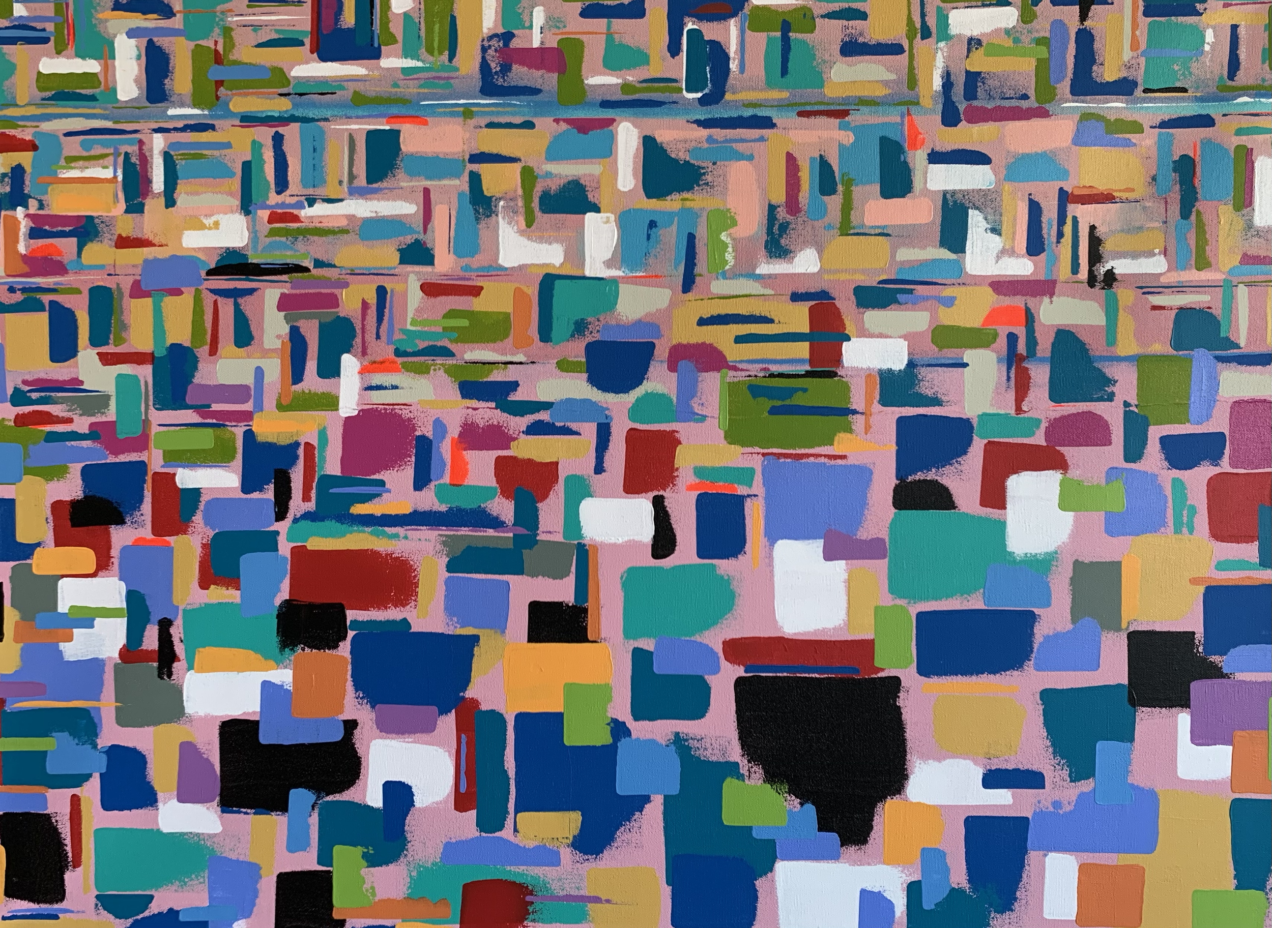 Untitled 2022, Acrylic on Canvas, 30"x40"