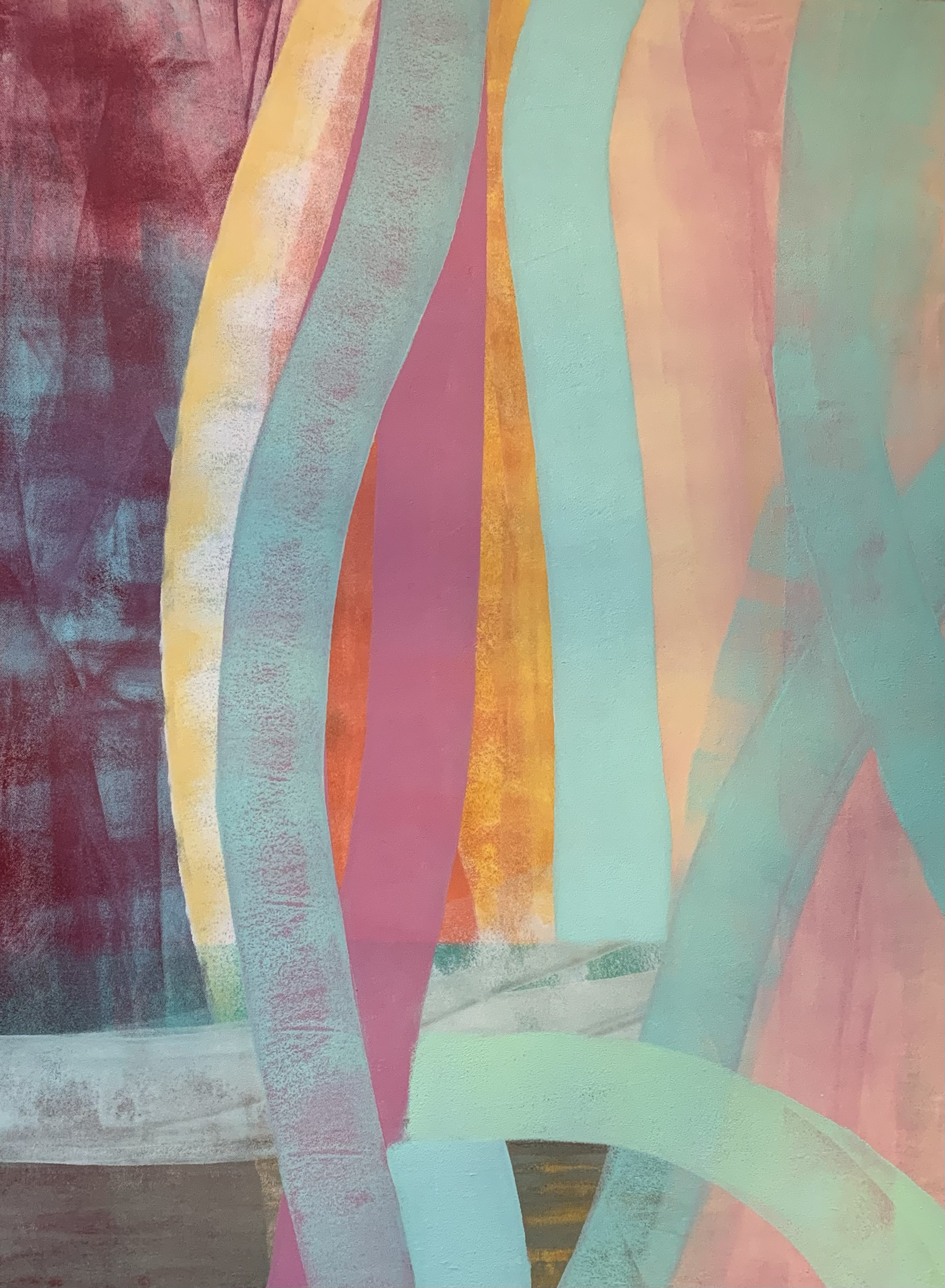 Route 2018, Acrylic on Canvas, 36"x48"