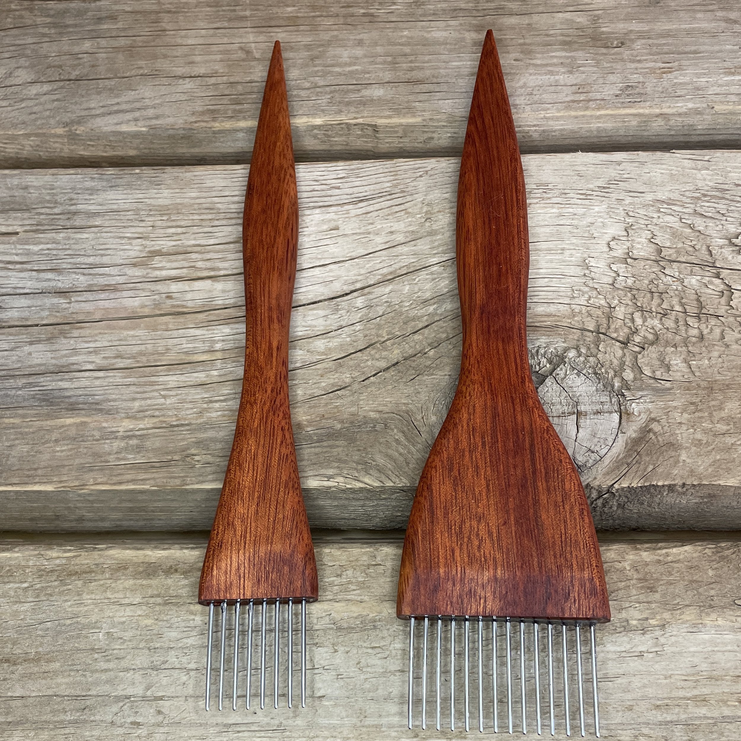 Bloodwood Weaving Forks
