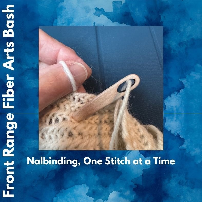 nalbinding needle and project