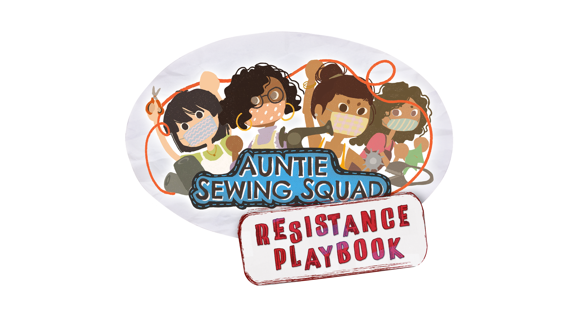 The Auntie Sewing Squad Resistance Playbook logo.png