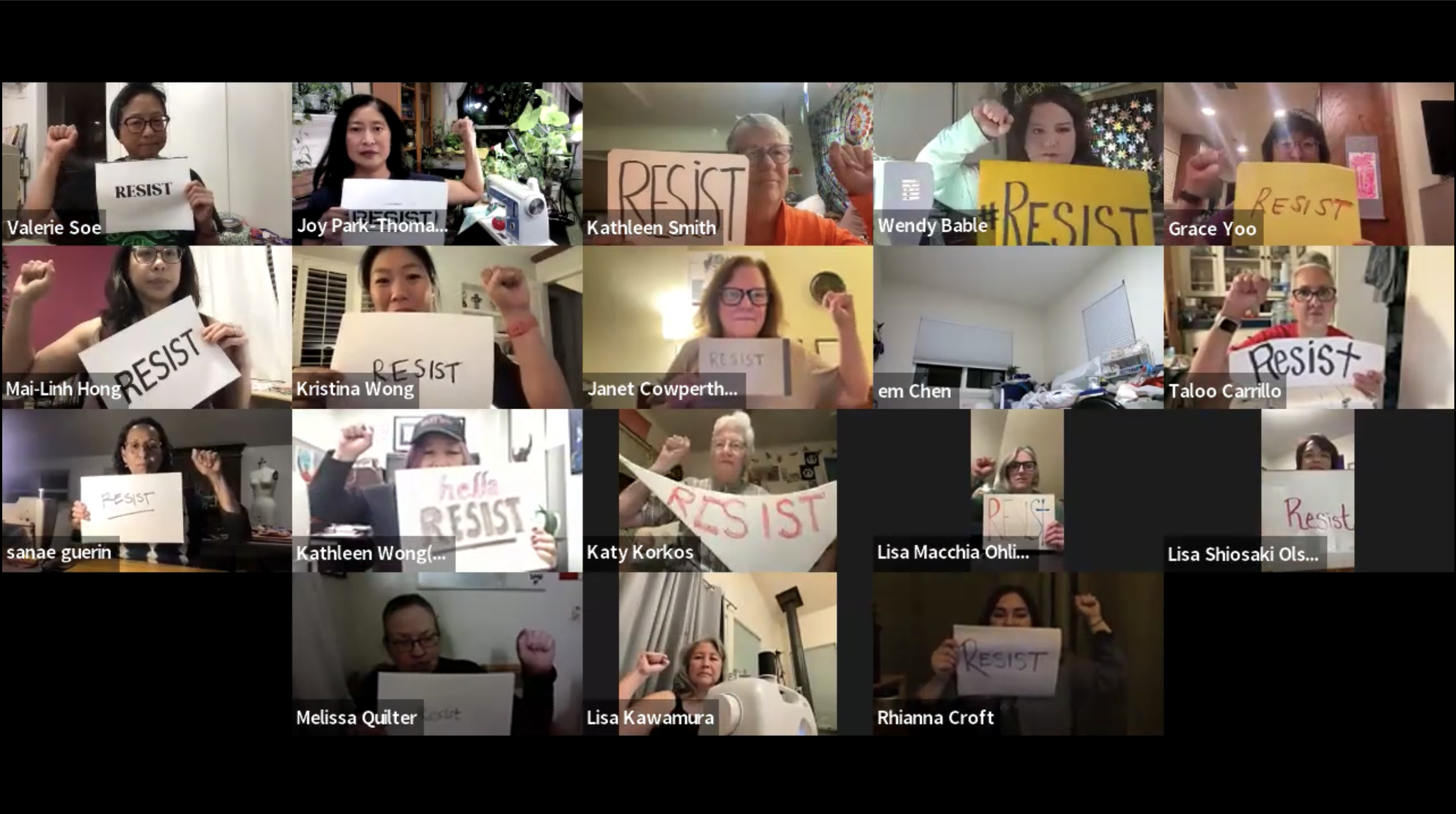 The Auntie Sewing Squad Resistance Playbook: A Story Rooted in Community