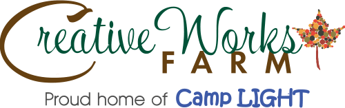 Creative Works Farm Camp Light logo