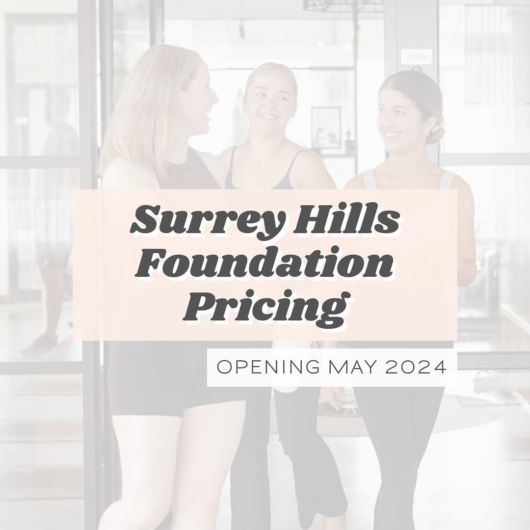 🤩SURREY HILLS FOUNDATION PRICING🤩
We are so excited to move into our new home in Surrey Hills next month. We are counting down the days and will release our exact opening date very soon. Until then we are going to start teasing you with some amazin
