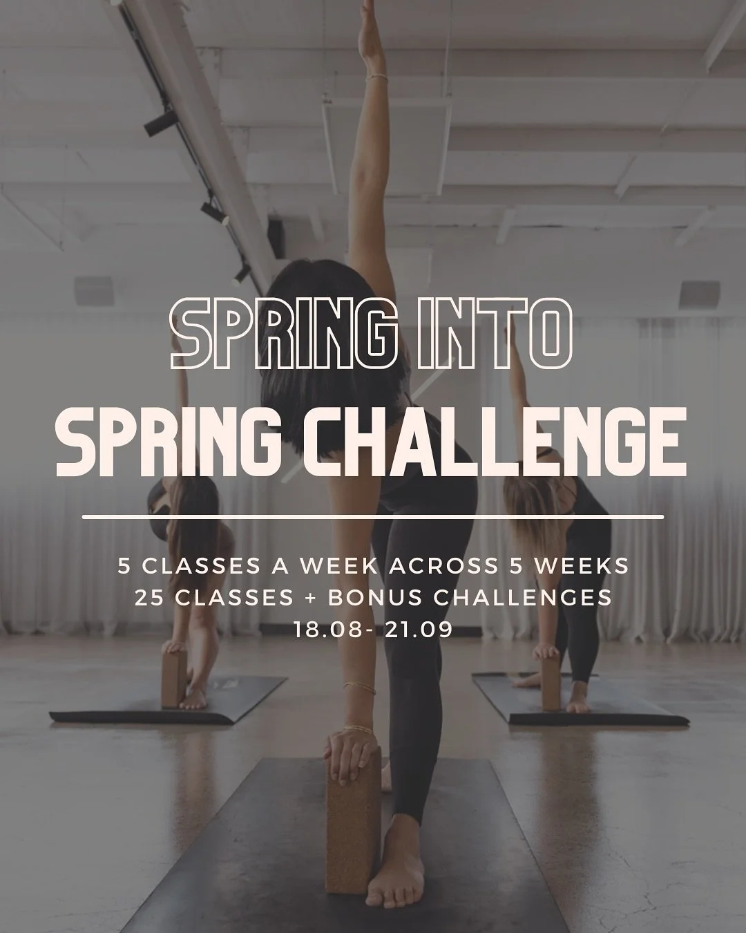 Winter is nearly behind us&hellip; It&rsquo;s time to Spring Into Spring with our 5x5 Challenge☀️
/
This is your season to reset, recharge, and recommit to moving your body in a way that feels good. We&rsquo;re kicking things off with a brand new cha