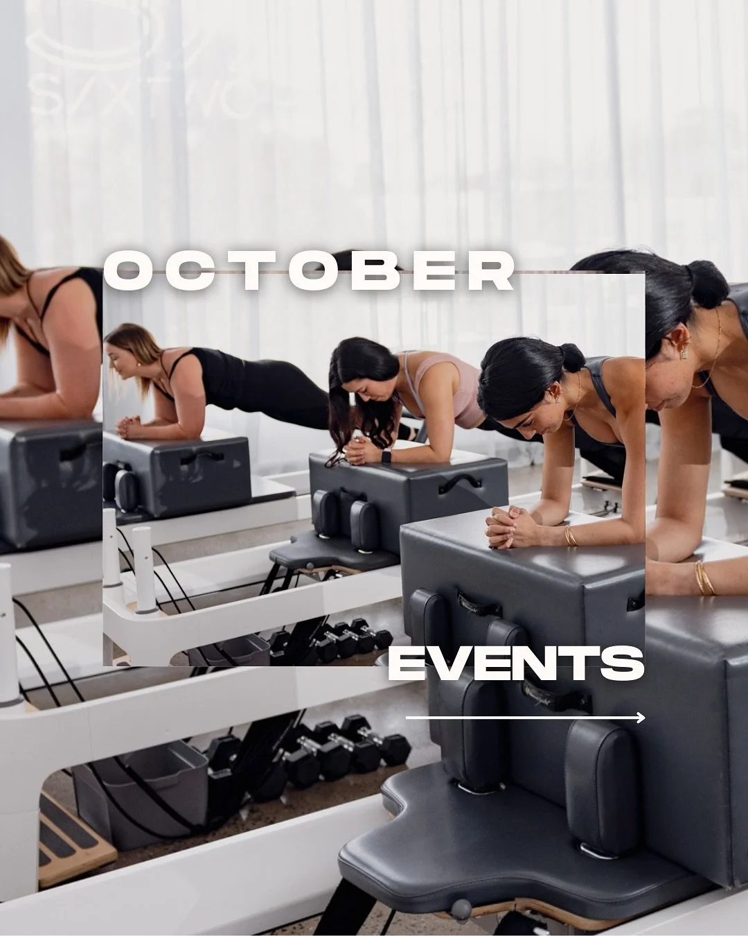 Mark your calendars // October Events at Sixtwo ✨  Swipe to see the lineup of events/added classes for this month.  
Book via the link in bio, or your Sixtwo account. 

Limited spots available so bookings are essential. ✨🤩