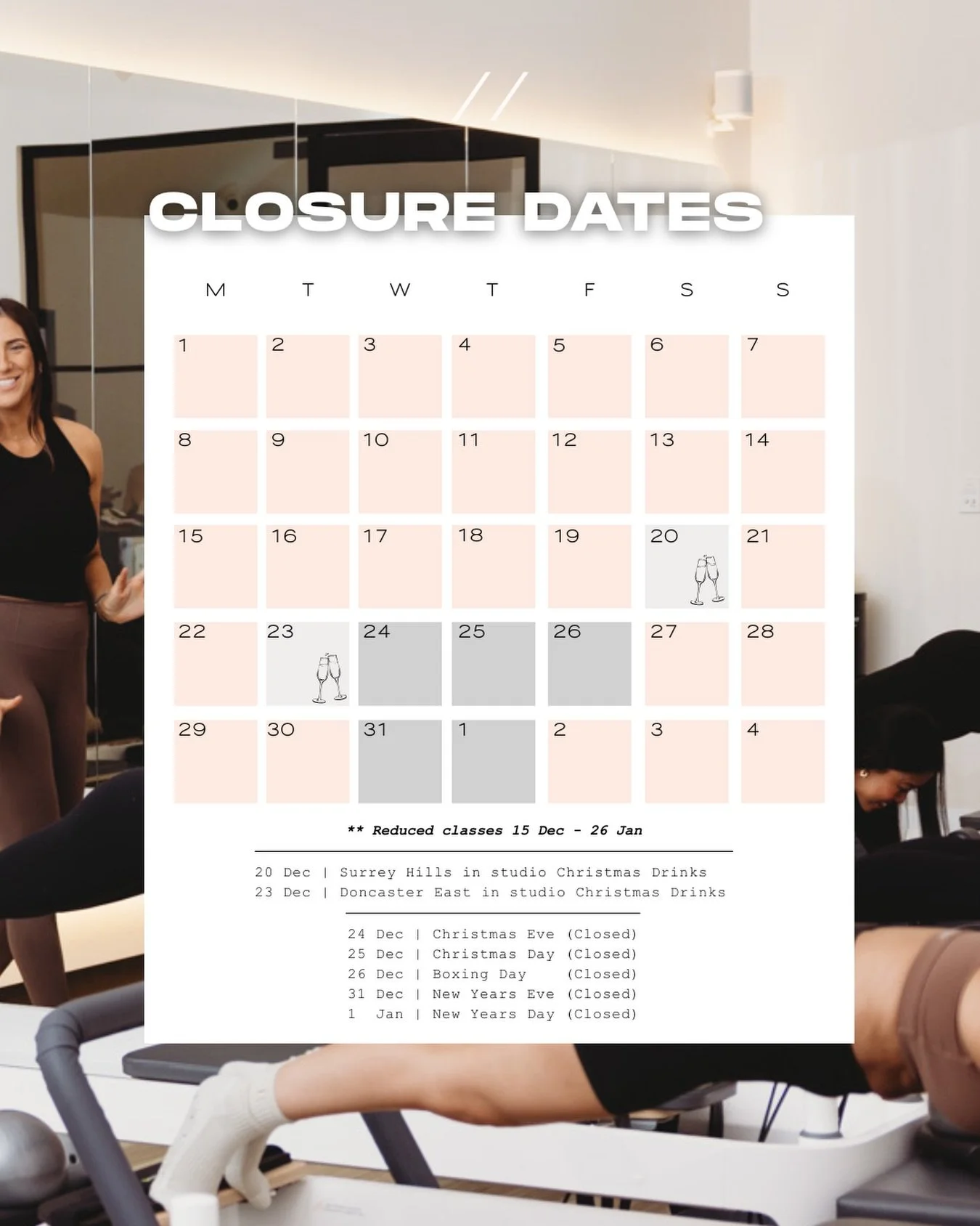 🎄🌟HOLIDAY SCHEDULE🌟🎄
It&rsquo;s that time of year again, when the festivities set in, there is excitement in the air and Mariah and carols are playing everywhere you go. Whether you celebrate Christmas or not, we are here to spread the cheer this