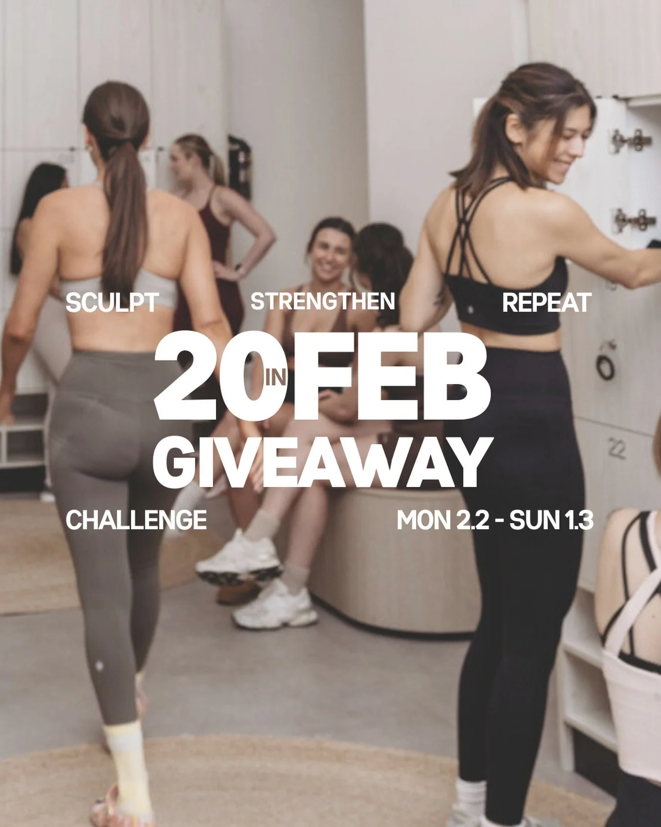 ✨ CHALLENGE GIVEAWAY ✨
Our 20 in Feb Challenge starts next week, and we&rsquo;re excited to share something extra. We&rsquo;ve increased our grand prize pool to over $1500, because showing up consistently deserves to be rewarded.
This challenge is ab