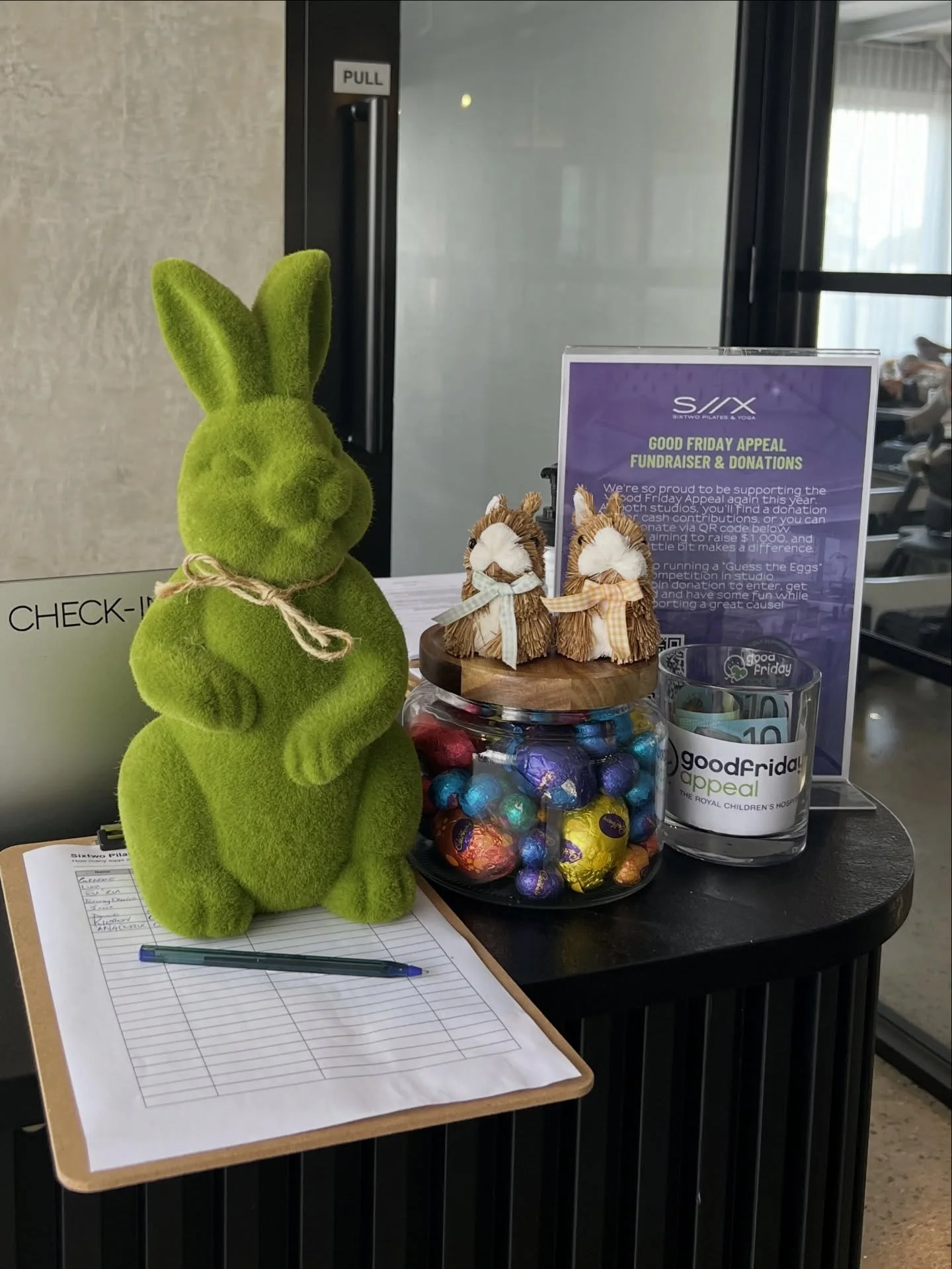 🐰 HOW MANY EGGS IN THE JAR? + GOOD FRIDAY APPEAL 🐰 
Easter is nearly here and we are proud to be supporting the Good Friday Appeal again in 2026. 

🥚 Guess How Many Easter Eggs + Gold Coin Donation. Our annual guessing comp is back! Pop into the s