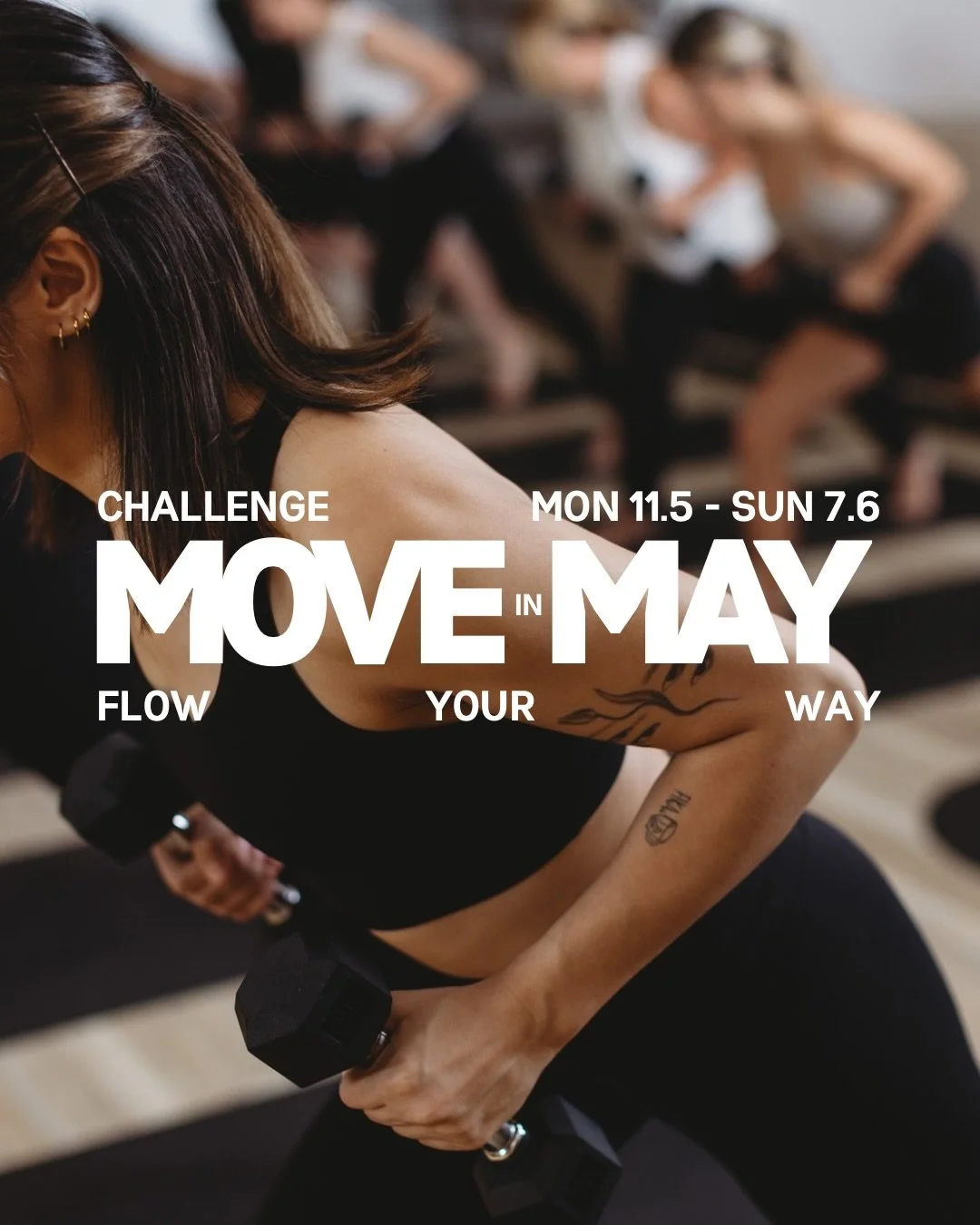 MOVE IN MAY, FLOW YOUR WAY ✨
It&rsquo;s challenge time and this May, we&rsquo;re doing things a little differently&hellip;

Instead of a one-size-fits-all challenge, YOU get to choose your flow:
✔️ 3 classes per week ✔️ 4 classes per week ✔️ 5 classe