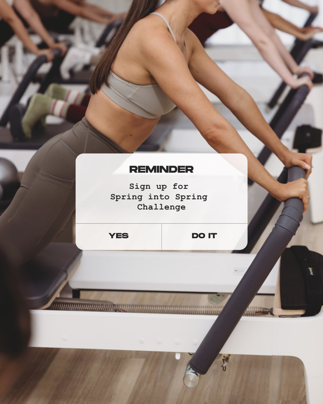 🌸 SPRING INTO SPRING CHALLENGE 🌸
Spring is just around the corner, and there&rsquo;s still time to join us! 🤍

Your reminder to book your classes, get moving and stay consistent. A little commitment now can make a big difference in how you feel.


